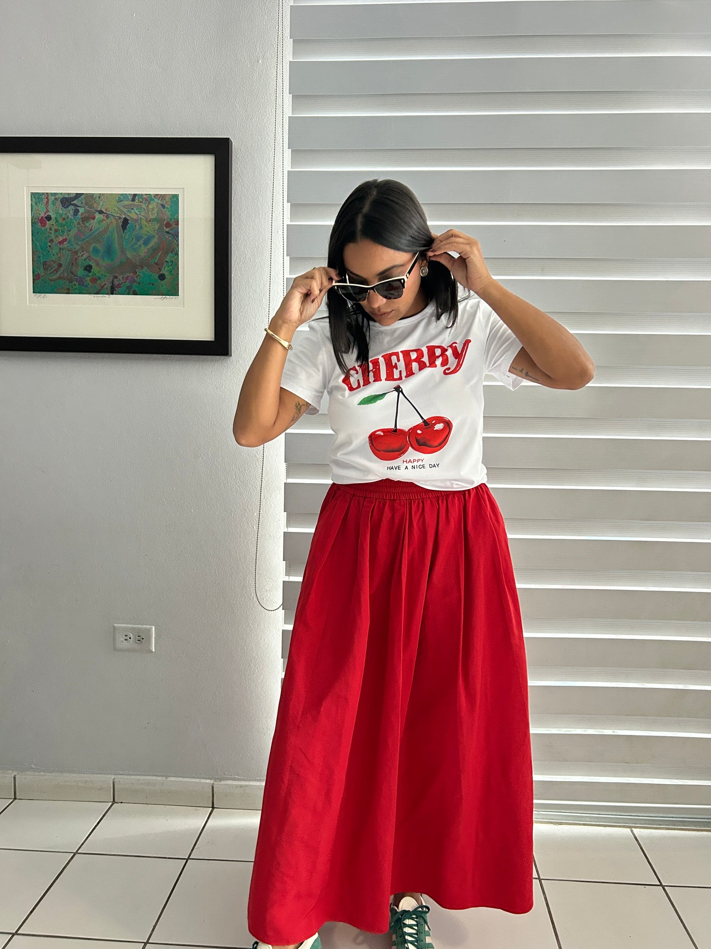 Chic Skirt Red