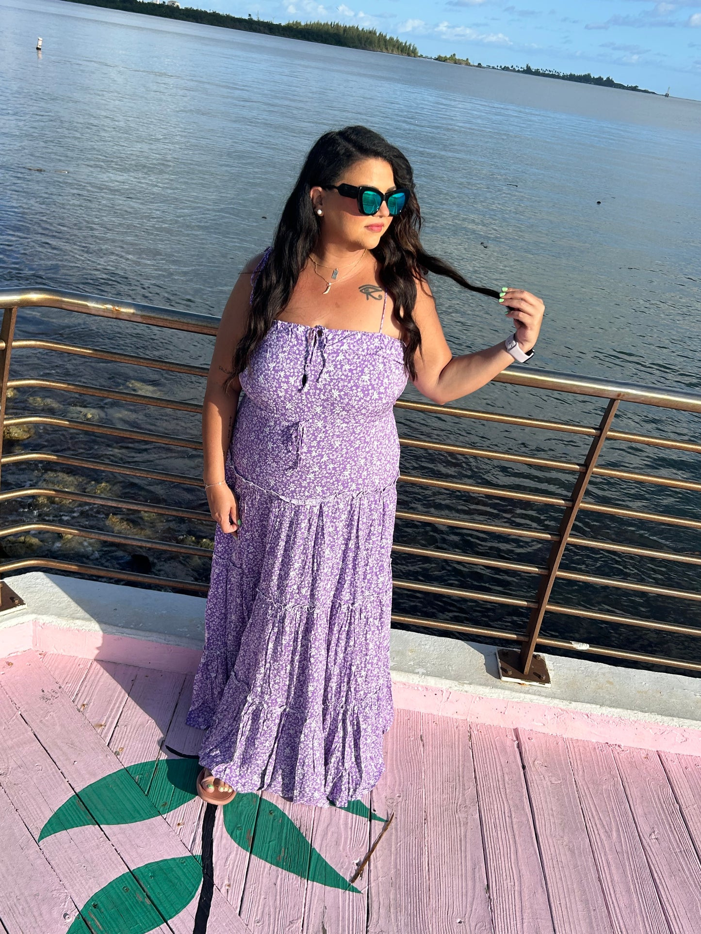 Lilac Maxi Dress