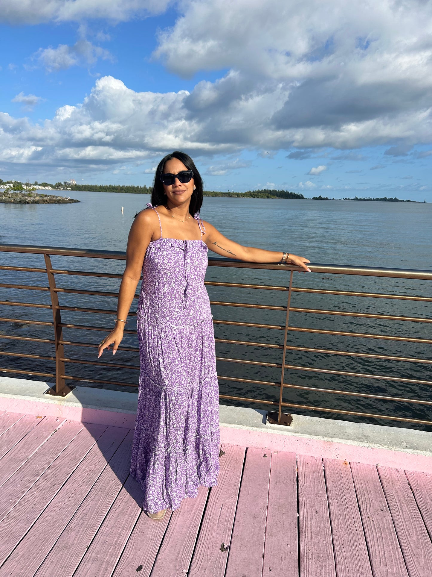 Lilac Maxi Dress