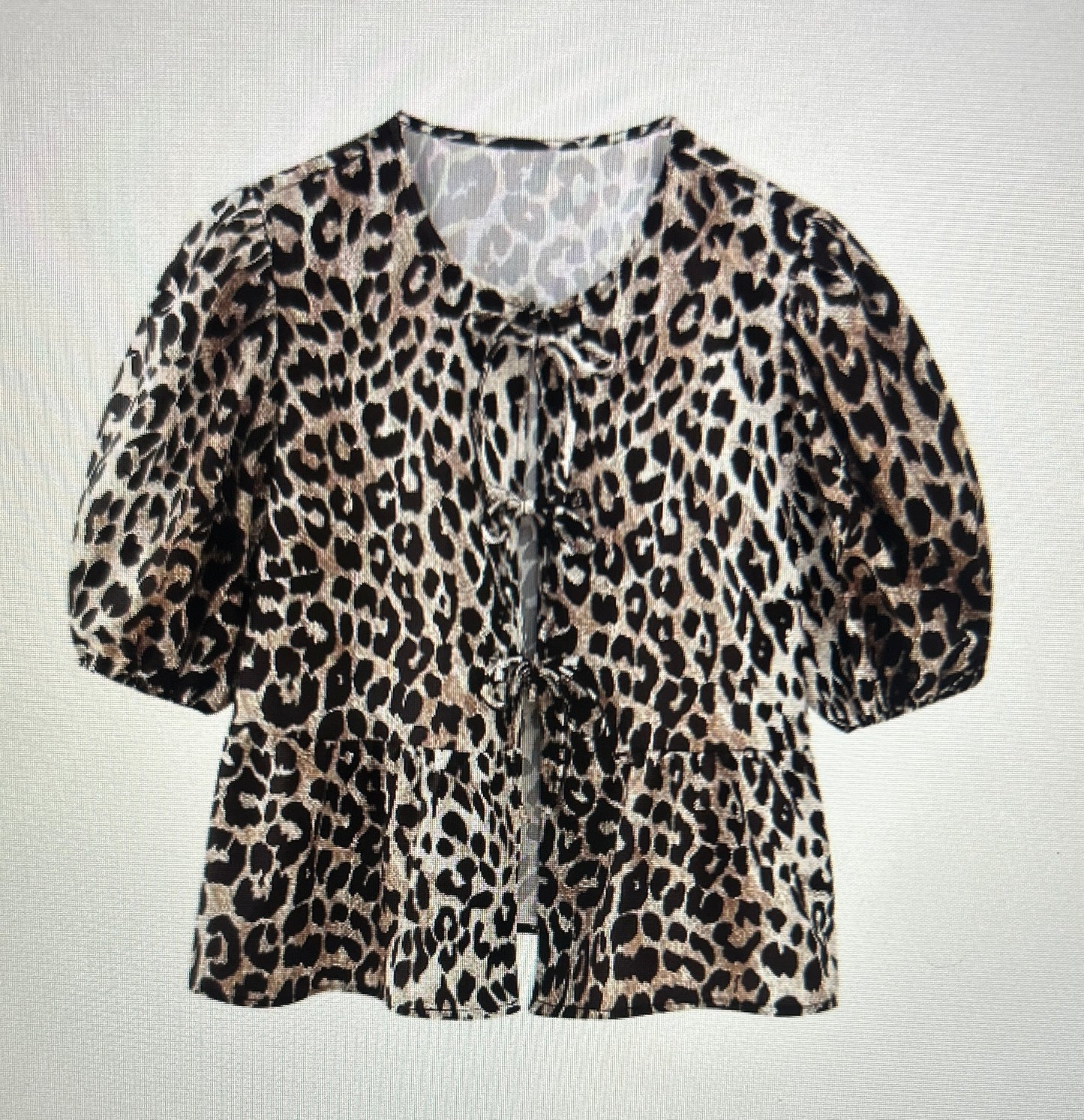 Leopard Blouse